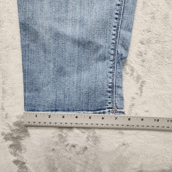 Sonoma Life + Style Jeans Womens 16 Blue Modern Fit Capri Crop Mid Rise Stretch - Picture 12 of 13